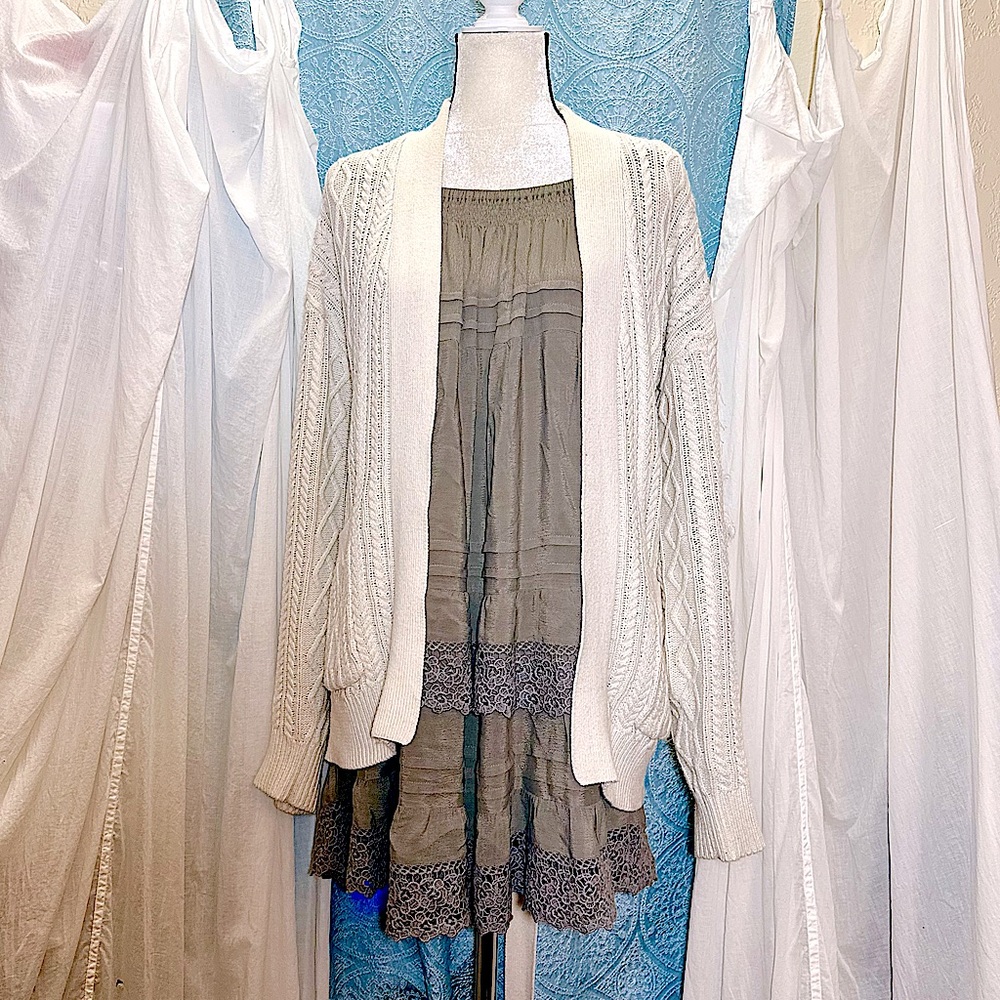Muche Et Muchette Esmeralda Off The Shoulder Swing Mini Dress #D4 - Picture 3 of 10